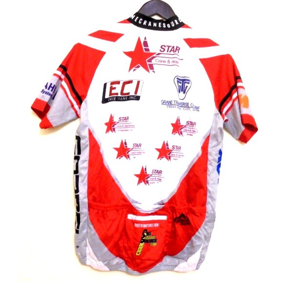 Ascend Sportswear Cycling Race Jersey Sz M Club-M Full-Zip Men's Bike Shirt - Picture 2 of 8